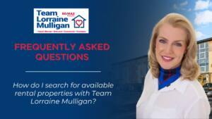 How do I search for available rental properties with Team Lorraine Mulligan?