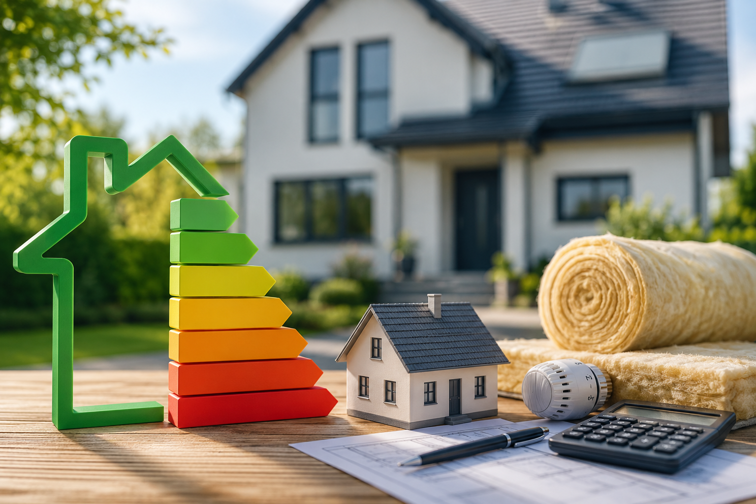 Irish BER (Building Energy Rating) scale from A to G, showing energy efficiency ratings used when selling a home in Ireland
